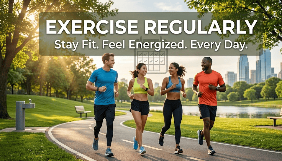 Exercise regularly for reducing inflammation naturally