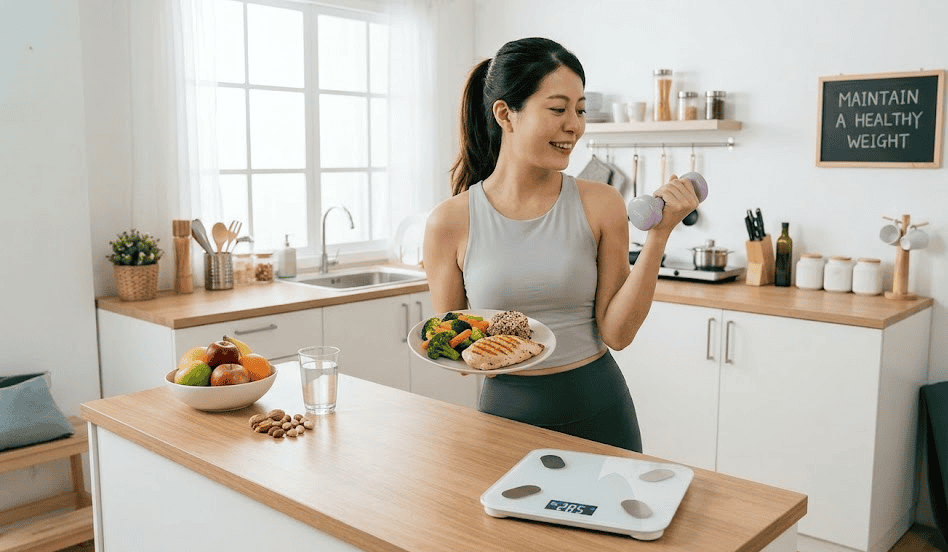 Maintain a healthy weight for reducing inflammation naturally