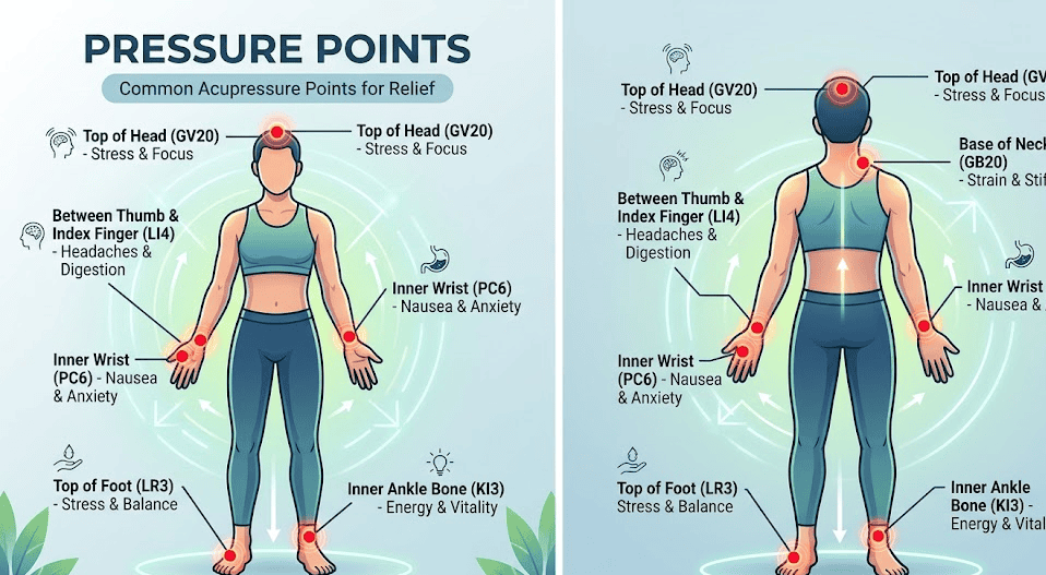 LI-4 pressure point for natural headache relief
