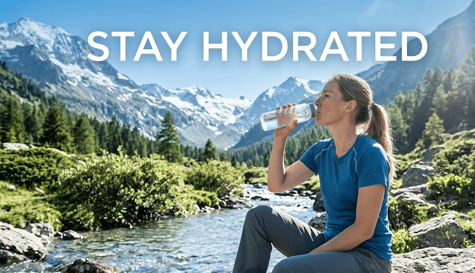 Stay hydrated for natural headache relief